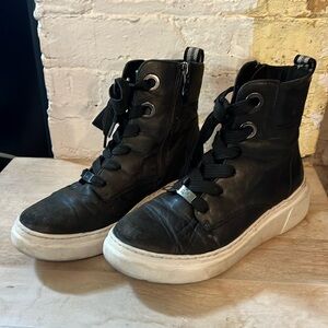 ARA - high soft leather sneakers - 6.5/37